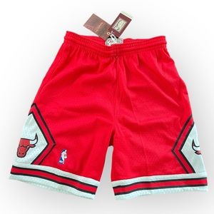 Mitchell & ness hardwood classics Chicago Bulls basketball shorts youth L 14/16